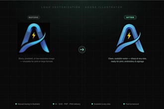 vectorize your logo into a professional vector file