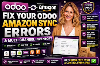 fix your odoo amazon sync errors and multi channel inventory