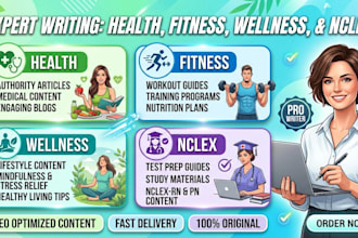 ghostwrite wellness, health and fitness, nclex, feminine products, selfhelp