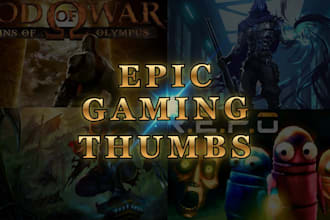 create professional youtube gaming thumbnails