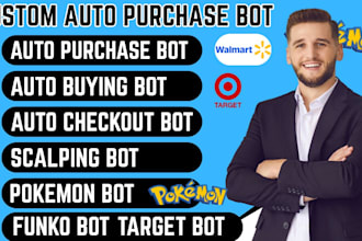 make amazon bot, auto purchase, auto checkout bot, auto buying bot, shopping bot