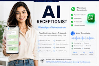 create a whatsapp or voice ai receptionist for your business