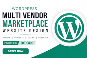build multi vendor marketplace wordpress website dokan pro wcfm ecommerce store