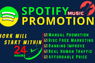 promote spotify promotion followers monthly listeners playlist and stream