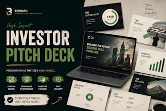 redesign investor pitch deck improve powerpoint presentation
