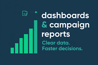 create marketing dashboards and excel reports for your brand