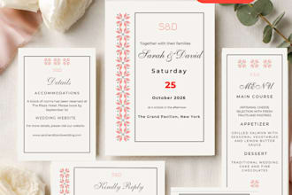 design custom wedding stationery and event branding