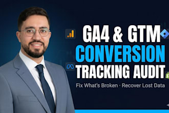 audit and fix your ga4, GTM, and meta pixel conversion tracking setup