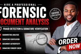 do forensic document examination, signature analysis, alterations, authenticity