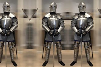 do custom full armor cosplay creation fantasy anime wearable knight weapon props