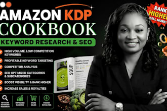 do amazon KDP cookbook keyword research and SEO