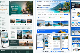 build travel website tour booking website tourism website travel agency website