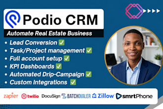 create a podio real estate CRM to automate your business