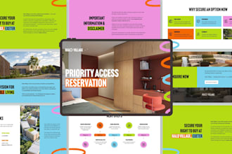 design professional presentation slides and business pitch decks