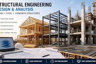 do wood, steel and concrete structural design, structural engineer
