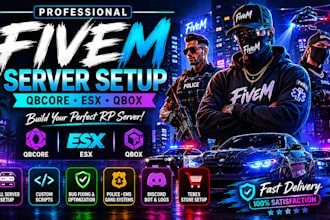 setup custom qbcore esx, qbox fivem rp server