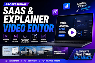 create modern saas and business explainer videos