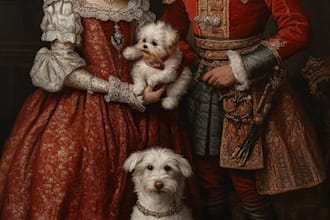 do your romantic royal couple portrait