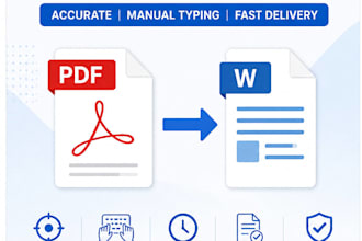 convert PDF to word manually and accurately