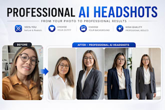 create ai business headshot and portrait