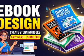 create german lead magnet ebook, canva PDF, kindle ebook formatting design