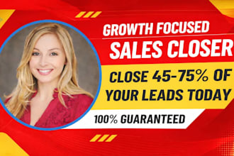 guranteed high ticket b2b b2c sales closer fluent cold caller appointment setter