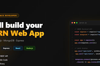 build a full stack mern web app with react nodejs andmongodb