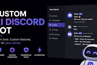 build a custom ai discord bot for your server