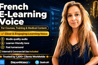 record a french e learning voice
