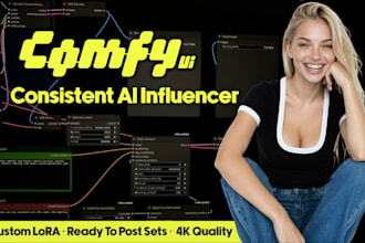 create a consistent ai influencer with a custom lora