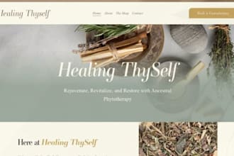 build wix spiritual healing website wellness coach website holistic website