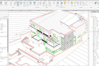 provide revit modeling,bim services and architectural drafting