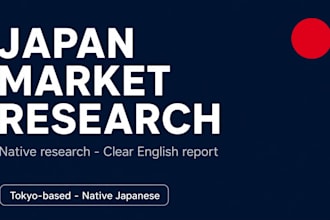 research the japanese market and summarize it clearly in english
