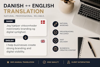 translate danish to english and english to danish