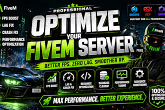 optimize your fivem server for better fps