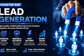do b2b lead generation, email list and prospect research