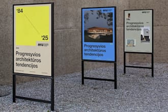 design a modern minimalist poster or flyer