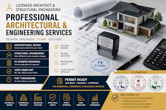 licensed architect, structural engineering pe stamp for colorado, texas, maine