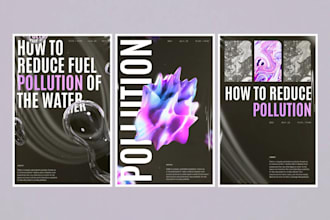 design a modern minimalist poster or flyer