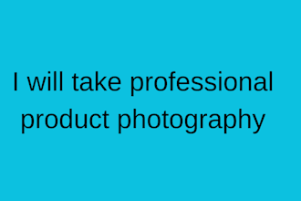 do professional product photography and product contents