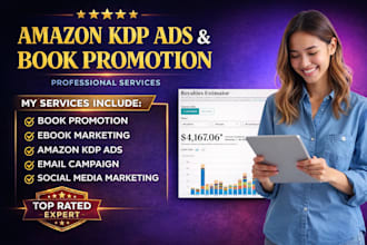 do kindle book promotion, amazon KDP ads set up to sell out ebook and audiobook