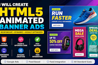 create HTML5 animated banner ads