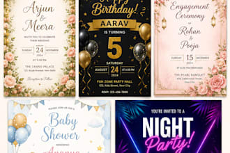 create attracting posters as your wish