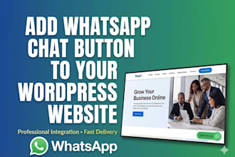 add whatsapp chatbot and automation to wordpress site