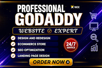 godaddy website design godaddy redesign develop godaddy website godaddy SEO