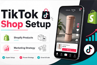 setup tiktok shop, shopify products, tiktok marketing strategy