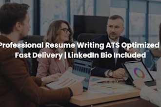 write ats resume cover letter and linkedin bio