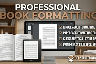 book formatting, paperback formatting, ebook formatting, interior layout for kdp