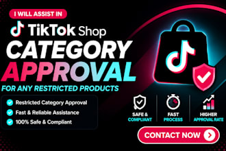 approve tiktok shop category and unlock restricted categories tiktok shop