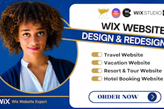 do wix tour booking website travel agency development build full stack developer